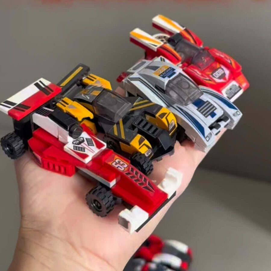 Bộ xếp hình 8 mẫu xe đua Racing Team