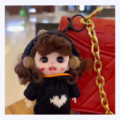 Charm búp bê mini treo túi & điện thoại