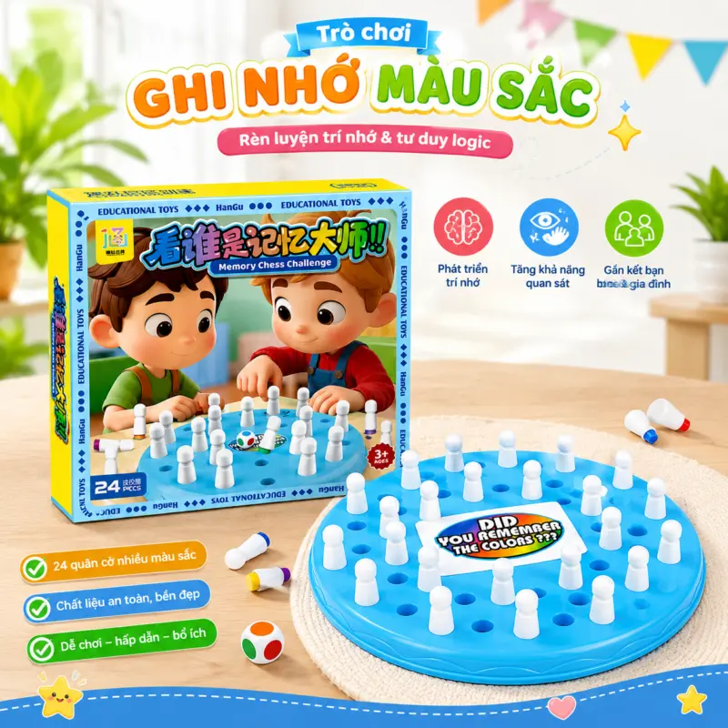 Trò chơi ghi nhớ màu sắc cho bé — Trò chơi ghi nhớ màu sắc cho bé