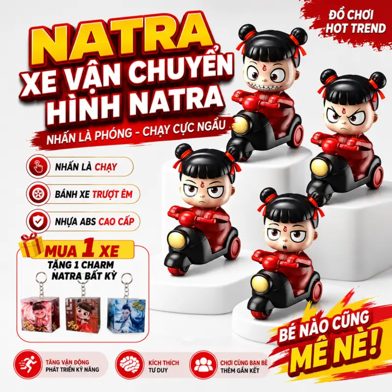 Xe Natra mini nhấn là chạy cho bé — Xe Natra mini nhấn là chạy cho bé