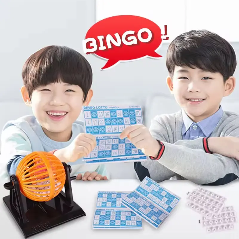 Bộ trò chơi lồng quay Bingo Lotto 90 số — Bộ trò chơi lồng quay Bingo Lotto 90 số