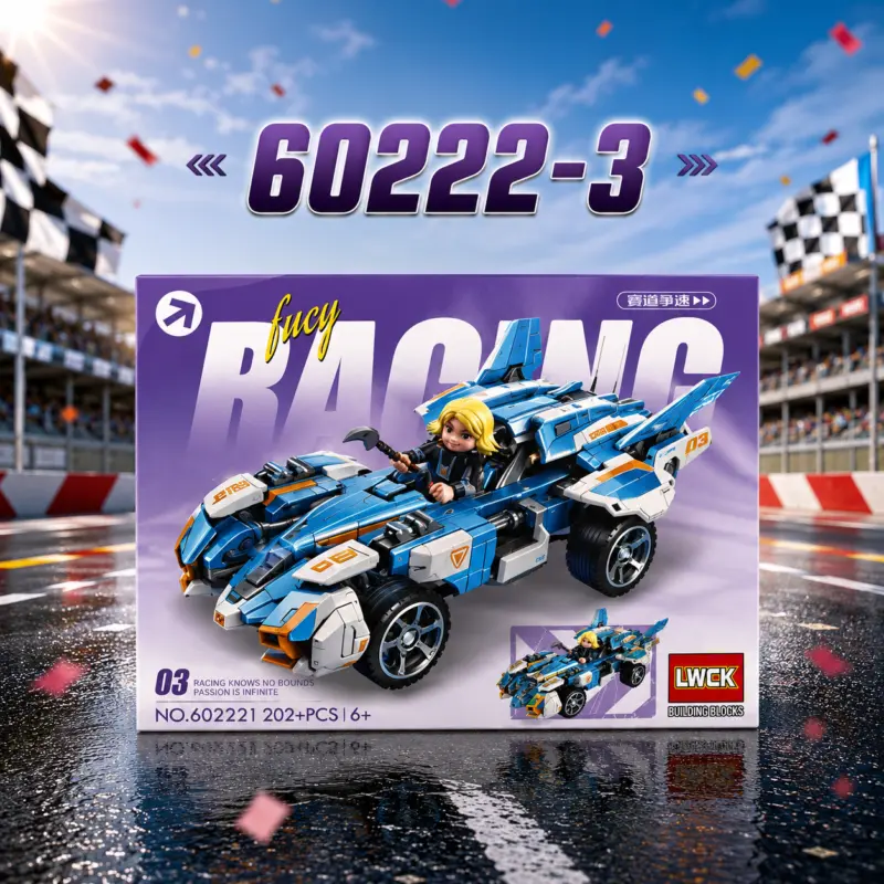 Bộ xếp hình Racing 4 mẫu xe đua — Bộ xếp hình Racing 4 mẫu xe đua