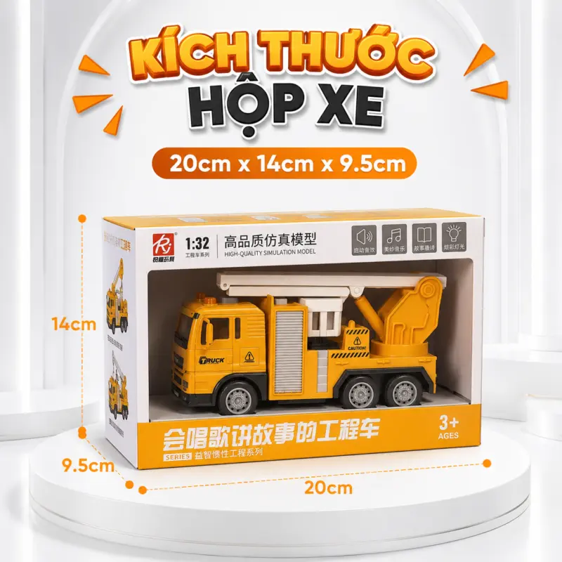 Xe công trình mô hình hợp kim tỷ lệ 1:32 — Xe công trình mô hình hợp kim tỷ lệ 1:32