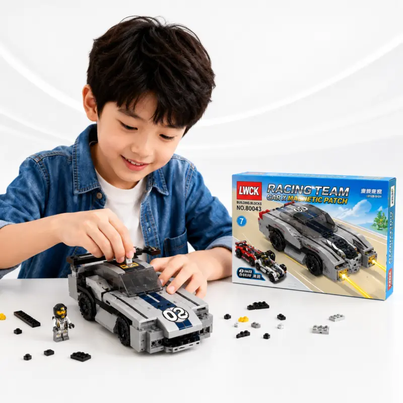 Bộ xếp hình xe đua Racing Team 8 mẫu — Bộ xếp hình xe đua Racing Team 8 mẫu