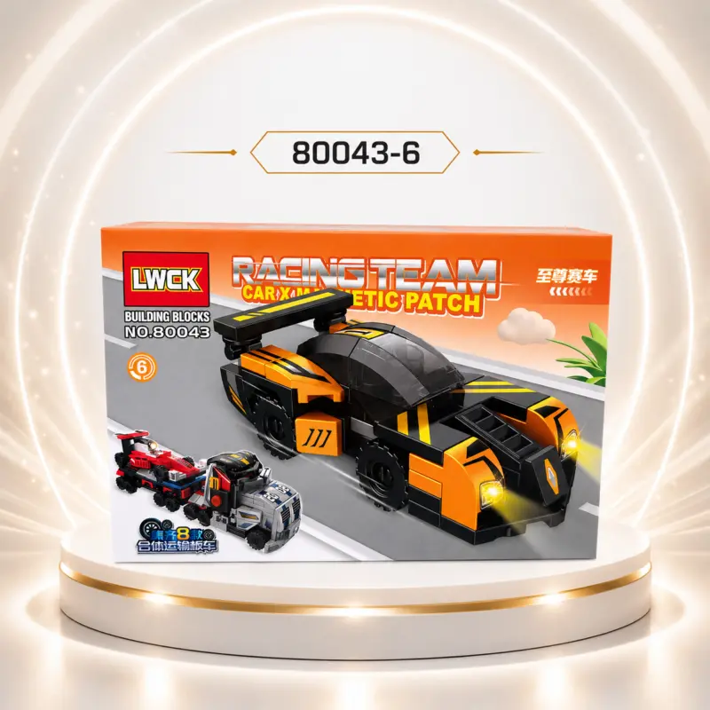 Bộ xếp hình xe đua Racing Team 8 mẫu — Bộ xếp hình xe đua Racing Team 8 mẫu