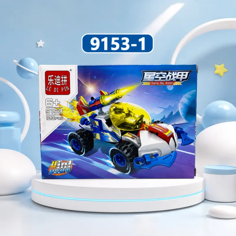 Bộ xếp hình Mecha 4in1 ghép thành robot lớn — Bộ xếp hình Mecha 4in1 ghép thành robot lớn