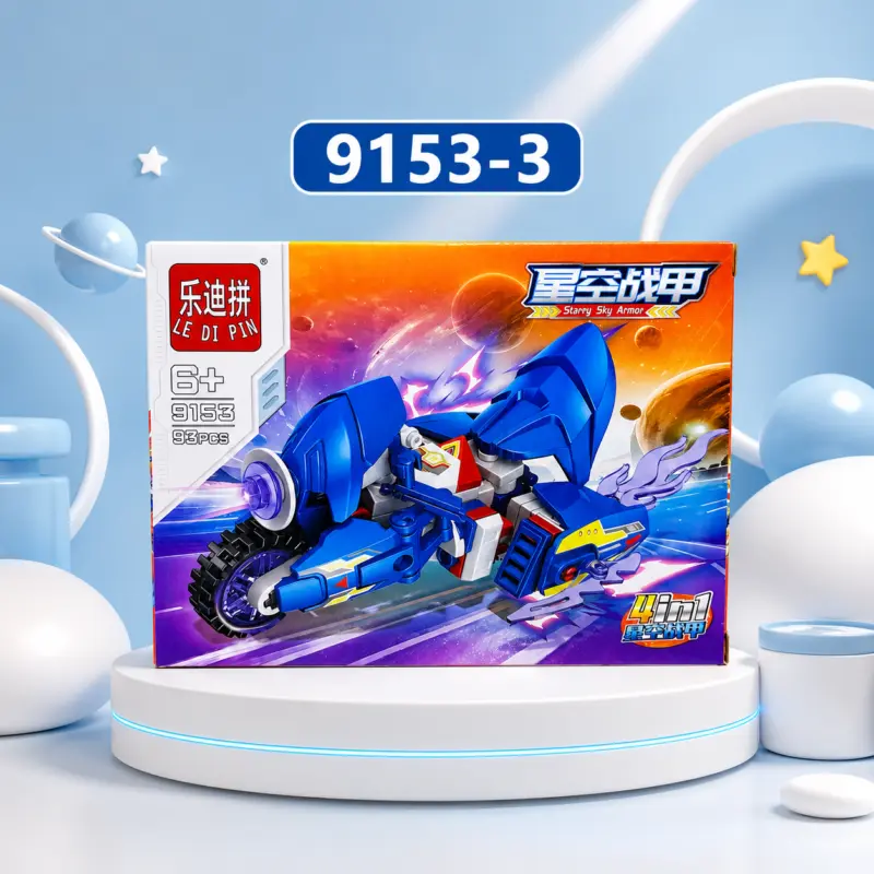 Bộ xếp hình Mecha 4in1 ghép thành robot lớn — Bộ xếp hình Mecha 4in1 ghép thành robot lớn