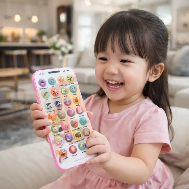 Điện thoại đồ chơi 28 phím phát nhạc cho bé — Điện thoại đồ chơi 28 phím phát nhạc cho bé
