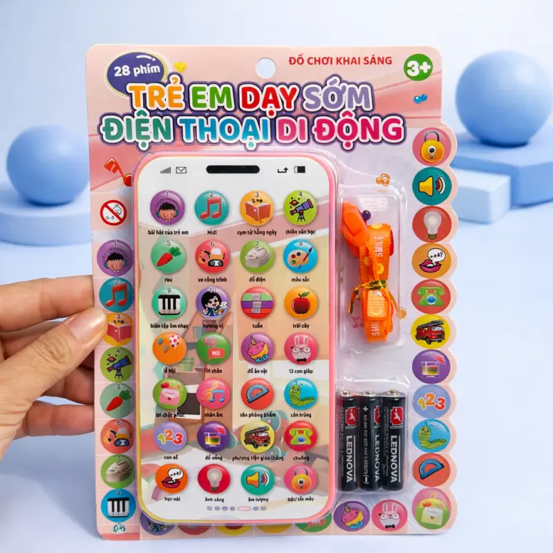 Điện thoại đồ chơi 28 phím phát nhạc cho bé — Điện thoại đồ chơi 28 phím phát nhạc cho bé