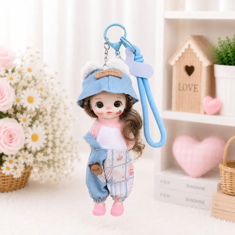 Charm búp bê móc khoá treo balo, túi xách — Charm búp bê móc khoá treo balo, túi xách