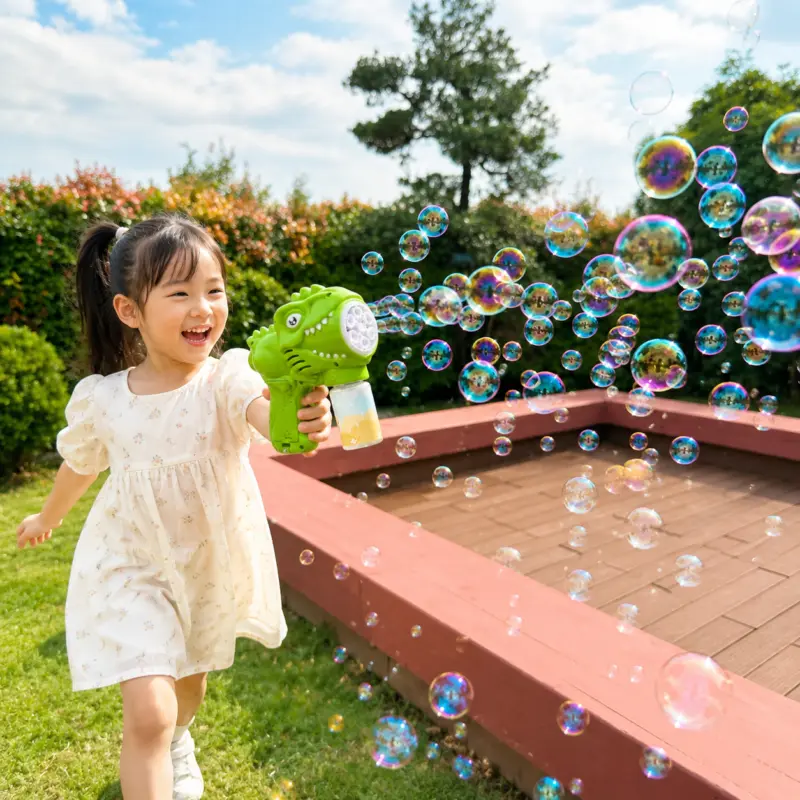 Máy thổi bong bóng hình khủng long cho bé — Máy thổi bong bóng hình khủng long cho bé