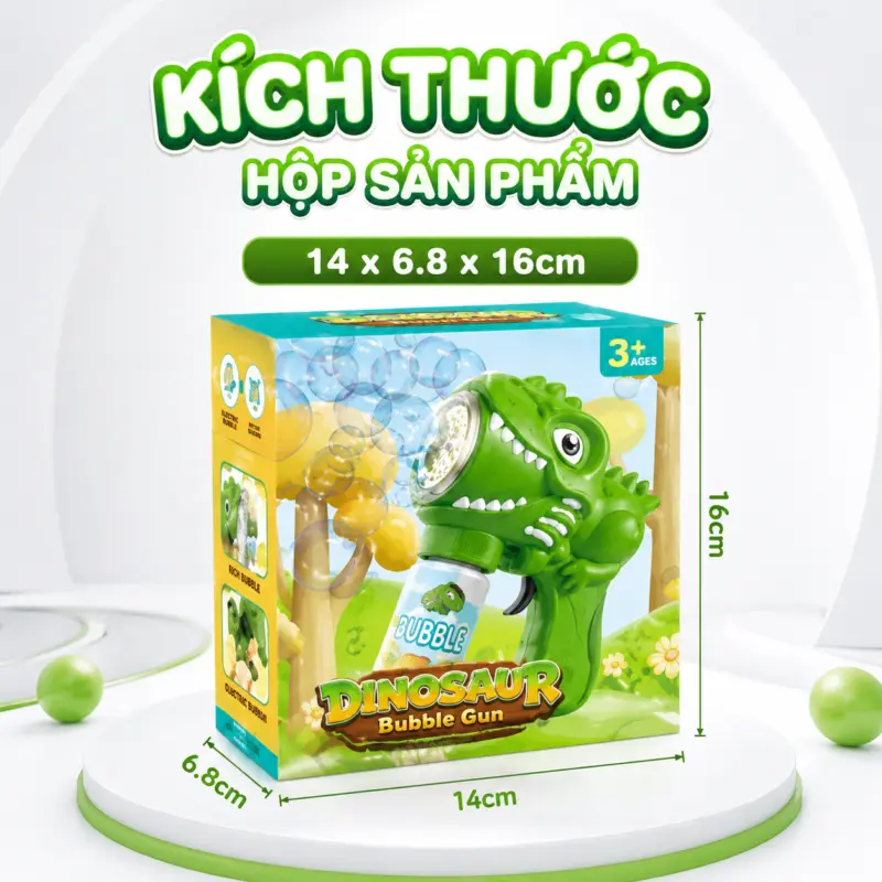 Máy thổi bong bóng hình khủng long cho bé — Máy thổi bong bóng hình khủng long cho bé