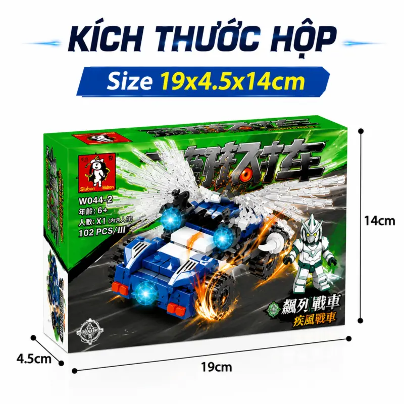 Bộ lắp ghép chiến binh biến hình 4 mẫu — Bộ lắp ghép chiến binh biến hình 4 mẫu