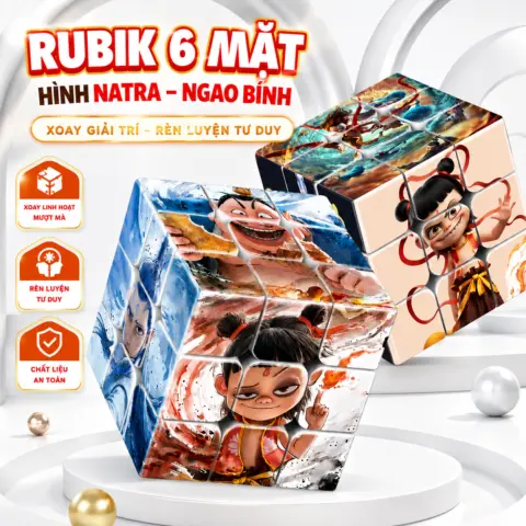 Rubik 6 mặt hình Na Tra 5,7cm
