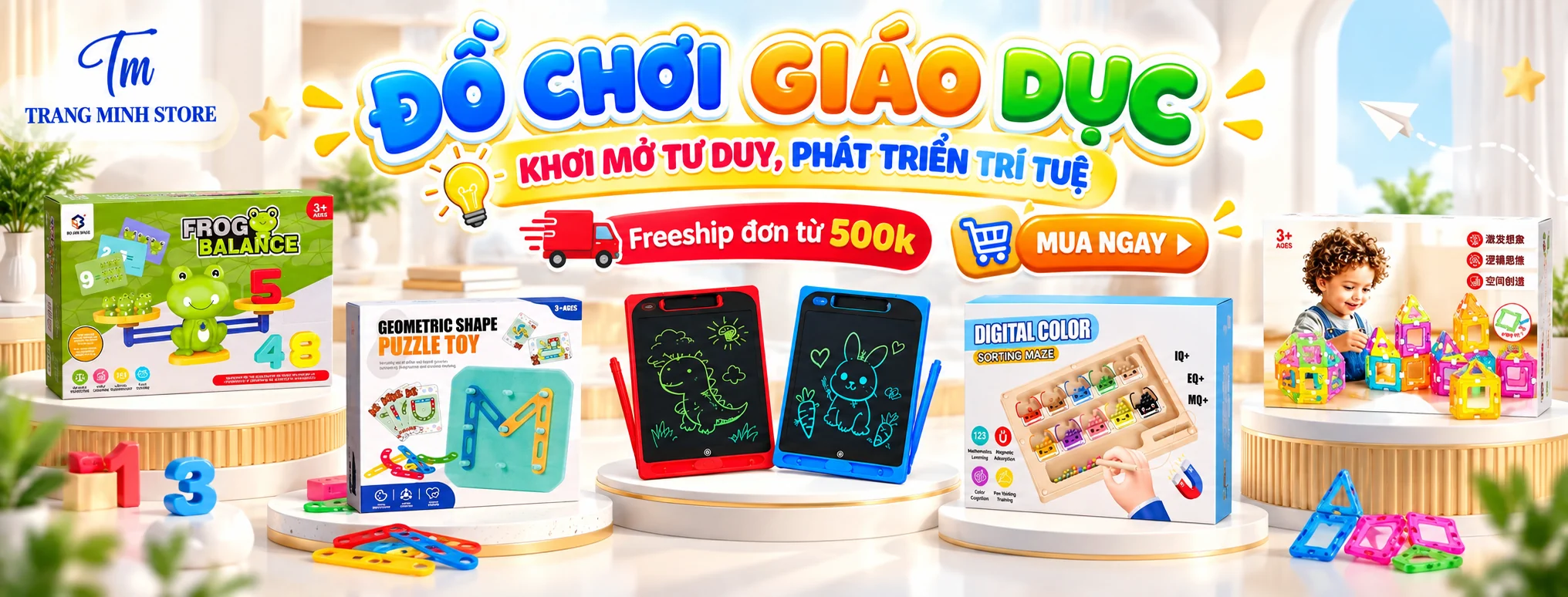 Đồ chơi giáo dục – Khơi mở tư duy