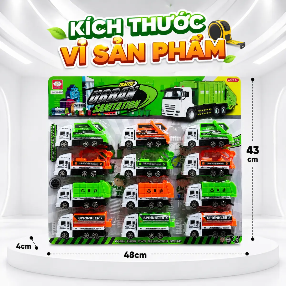 CẢ THÀNH PHỐ THU NHỎ TRONG 1 VỈ 12 XE ĐA DẠNG CHO BÉ THỎA SỨC NHẬP VAI, SÁNG TẠO MỖI NGÀY